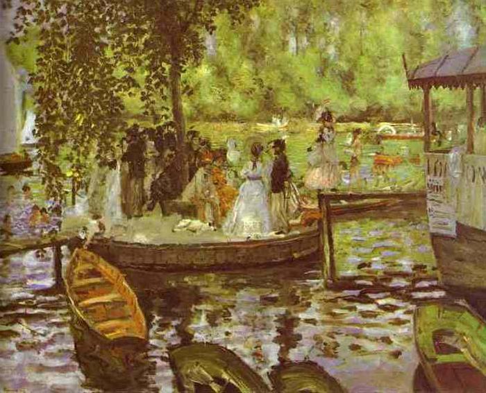 Pierre-Auguste Renoir La Grenouillere, France oil painting art